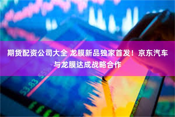 期货配资公司大全 龙膜新品独家首发！京东汽车与龙膜达成战略合作
